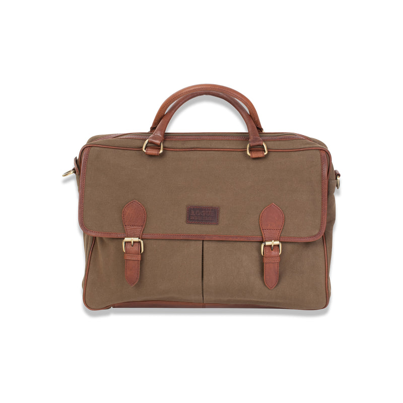 Waxed Canvas Laptop Bag