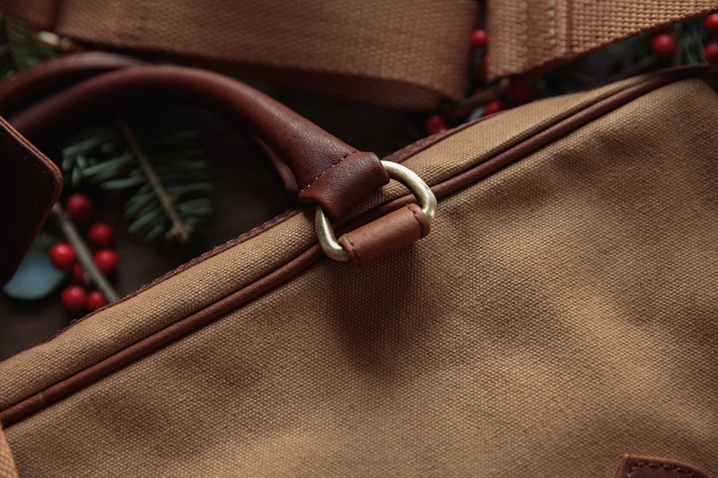 White Cap Waxed Canvas Duffle, Navy by Rogue Industries